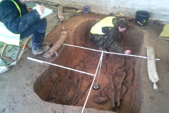 Záchranný archeologický průzkum na Jaroměřsku | foto: Jana Kittová