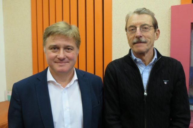 Jan Sobotka a Jiří Hlavatý | foto: Milan Baják,  Český rozhlas