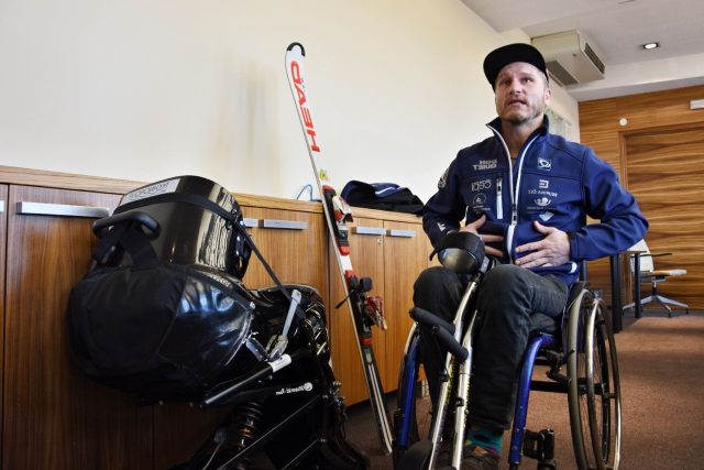 Pavel Bambousek se chystá na zimní paralympiádu | foto: Dan Lechmann
