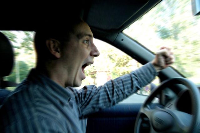 Agresivita za volantem  (ilustrační foto) | foto:  licence Creative Commons Attribution 2.5 Generic,   miqul
