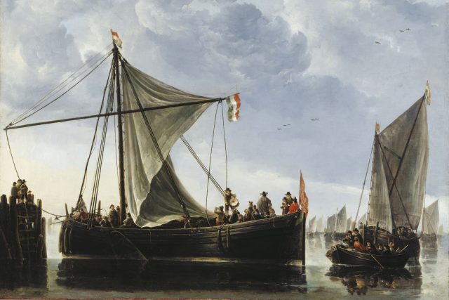 Aelbert Cuyp: Převozní  člun,  padesátá léta 17. století | foto:  The Royal Collection © 2011,  Her Majesty Queen Elizabeth II.