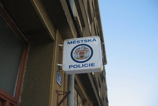 městská policie,  poutač | foto: Eva Odstrčilová
