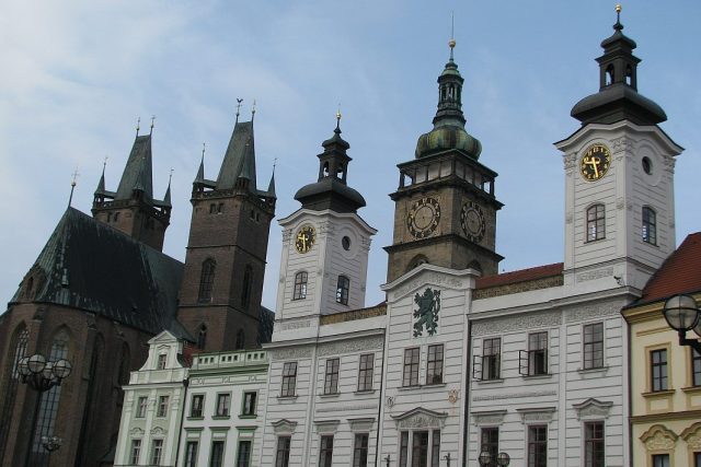 Stará radnice a katedrála v Hradci Králové | foto: Milan Baják,  Český rozhlas