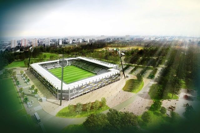 Studie nového fotbalového stadionu v Hradci Králové | foto: Magistrát Hradec Králové