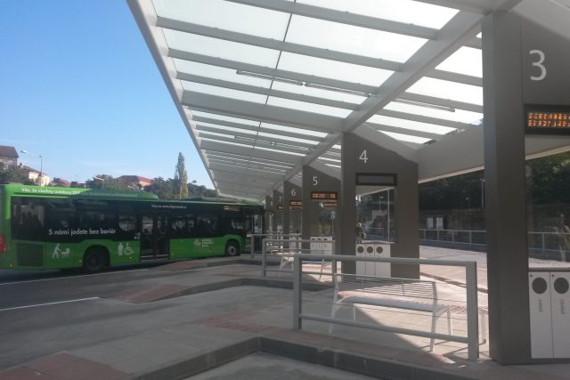 Autobusové nádraží v Litoměřicích po rekonstrukci | foto: Lucie Valášková