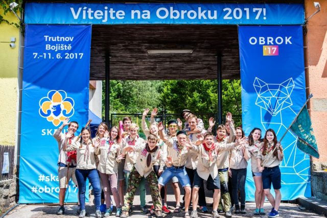 9. ročník celostátního skautského setkání Obrok 2017 v areálu Bojiště u Trutnova | foto: Petr Kalousek