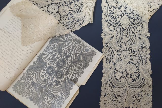 Vamberské muzeum získalo unikátní krajkový šál rakouské korunní princezny z 19. století | foto: Muzeum krajky ve Vamberku
