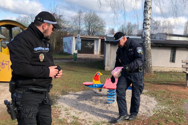 Trutnovští strážníci intenzivně kontrolují dětská hřiště | foto: Kateřina Kohoutová,  Český rozhlas