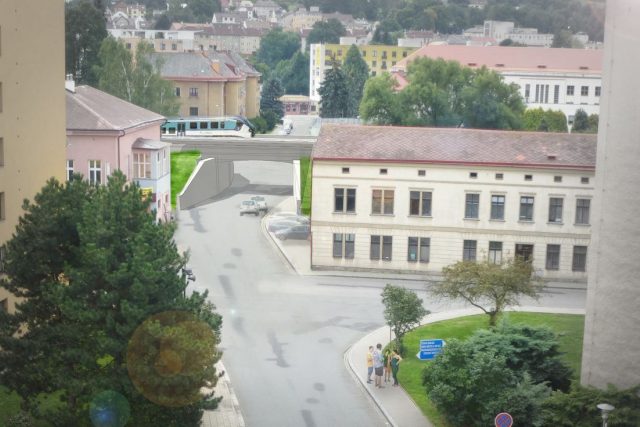 Propojení komunikací v ulicích Janáčkova a Poštovní a vybudování viaduktu pod železniční tratí  (vizualizace) | foto: Městský úřad Náchod