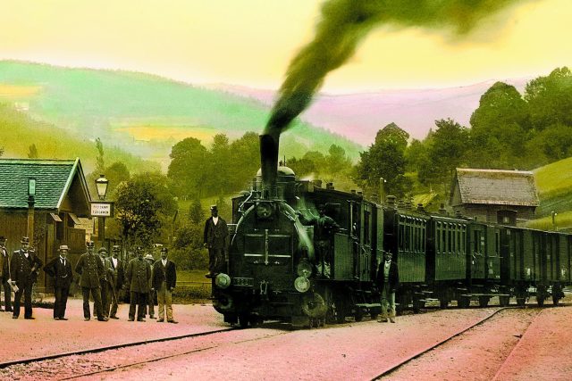Jablonec nad Jizerou - nádraží v roce 1905 | foto: archiv PaedDr. Jana Luštince