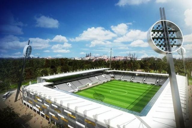 Studie nového fotbalového stadionu v Hradci Králové | foto: Magistrát Hradec Králové