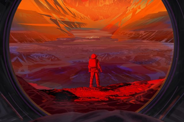 Pobyt na Marsu ve fantazii umělce | foto: NASA/JPL-Caltech