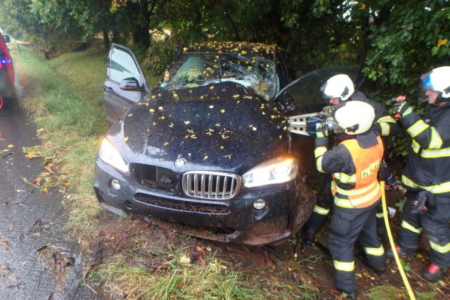 Dopravní nehoda v Trutnově v části Bojiště | foto: HZS Královéhradeckého kraje