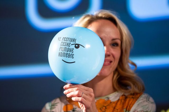 Petra Hřebíčková na Festivalu české filmové komedie  | foto: Festival české filmové komedie