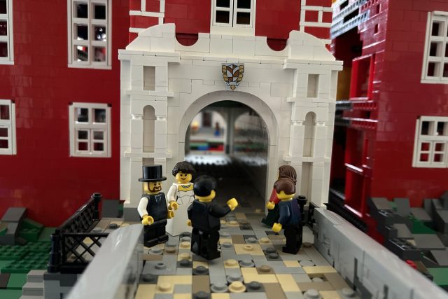 Tři místnosti zámku v Opočně zaplnily desetitisíce dílků stavebnice Lego | foto: Josef Ženatý,  Český rozhlas