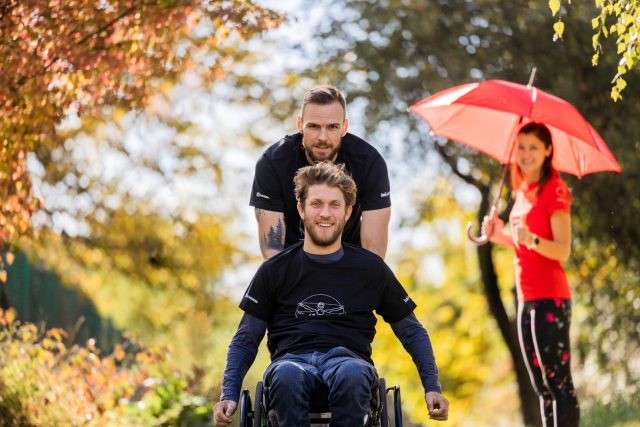 Běh a jízda pro Paraple 2022 - handicapovaný atlet Pavel Ermis | foto: Centrum Paraple