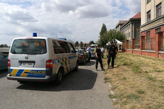 Policie kontroluje fanoušky Hip Hop Kempu | foto: Policie ČR