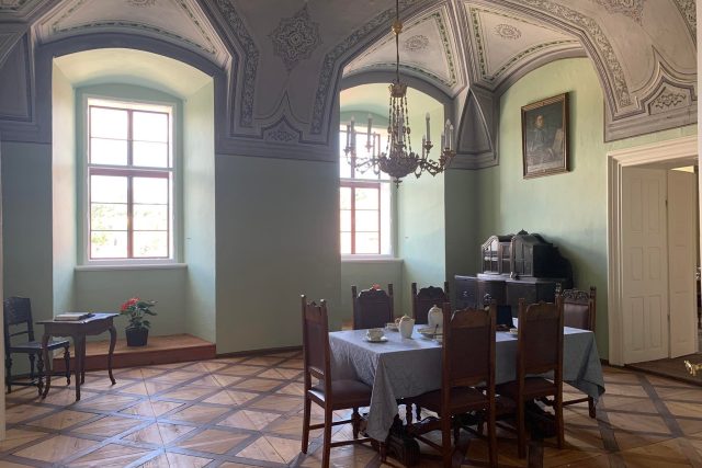 Opatský byt v polickém klášteře letos nabízí pohled na život představeného z přelomu 19. a 20. století | foto: Jana Házová,  Český rozhlas