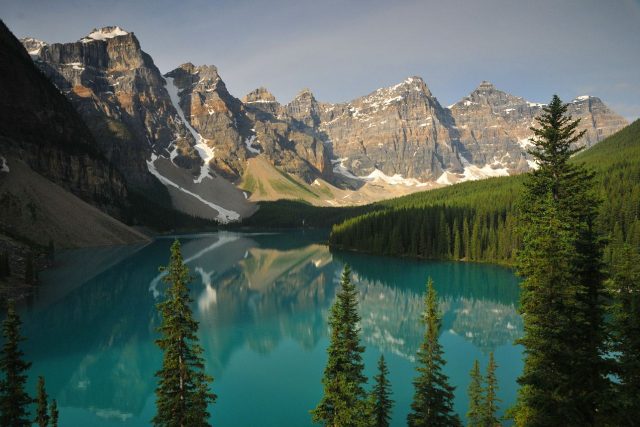 Moraine Lake je ledovcové jezero v Národním parku Banff v Kanadě | foto: Vladimír Lemberk