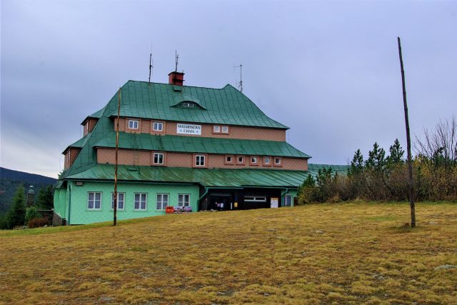 Masarykova chata na Šerlichu je oblíbeným cílem pěších i cyklistů | foto: Vladislava Wildová,  Český rozhlas