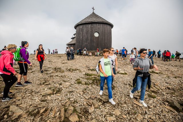 Vrchol Sněžky | foto: Martin Veselý / MAFRA / Profimedia