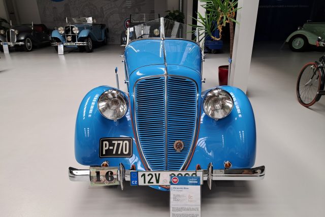 Vůz Z5 Express,  v němž jezdil Vlasta Burian | foto: Blanka Mazalová,  Český rozhlas