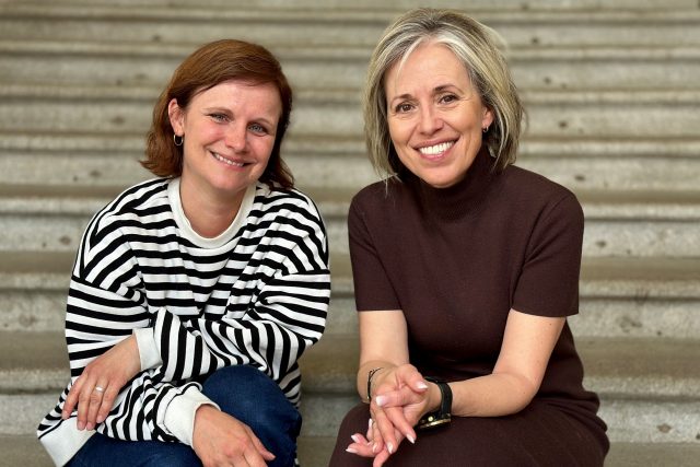 Kristýna Badinková Nováková s Alenou Zárybnickou | foto: Zdeněk Novák,  Český rozhlas