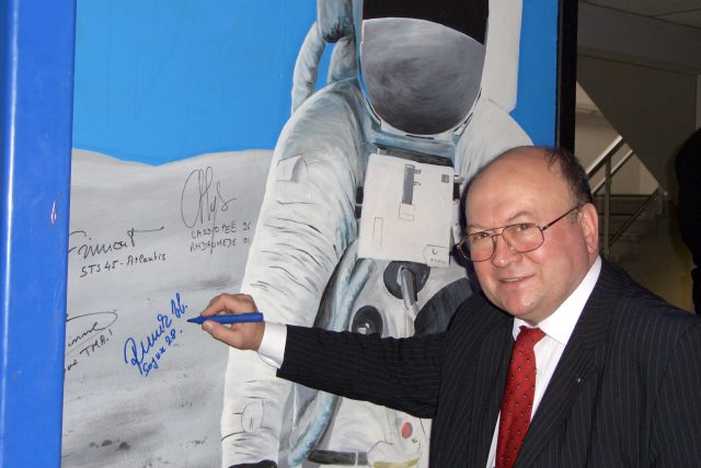 Vladimír Remek,  první evropský kosmonaut | foto: Petr Voldán,  Český rozhlas