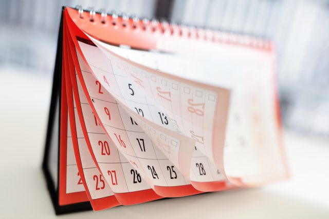 Kalendář | foto: Shutterstock