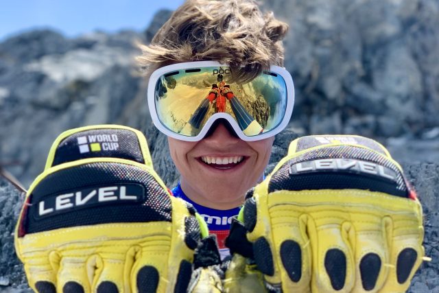 Osmnáctiletý mladý muž David Kubeš je nadějí českého sjezdového lyžování | foto: archiv Davida Kubeše
