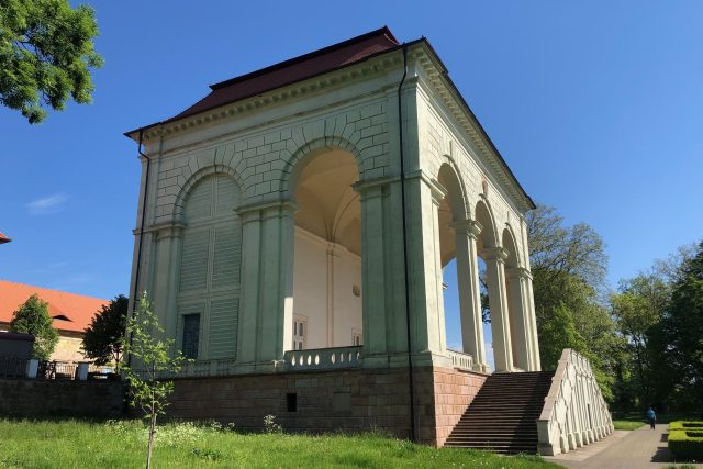 V objektu Valdštejnské lodžie v Jičíně vzniká unikátní multifunkční sál | foto: Kateřina Kohoutová,  Český rozhlas