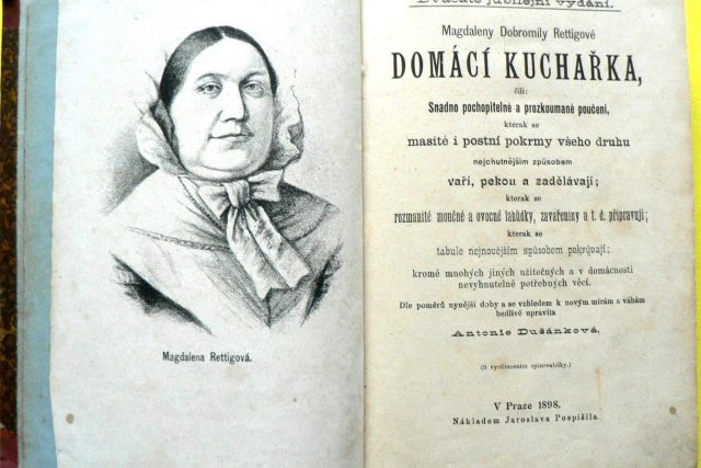 Nejoblíbenější kuchařka Magdalény Rettigové | foto: Archiv Muzea Náchodska