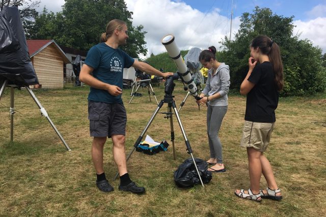 Mezinárodní astronomická expedice na hvězdárně v Úpici | foto: Jana Házová,  Český rozhlas