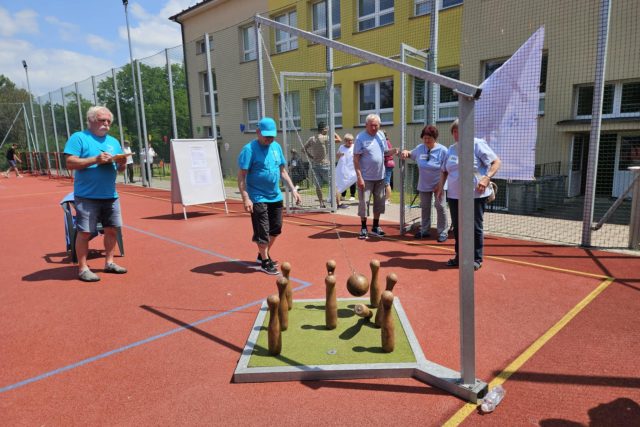 Krajské sportovní hry seniorů v Borohrádku | foto: Jiří Hofman,  Český rozhlas