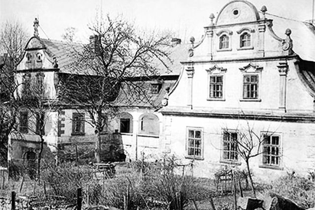Dům F. A. Střížka - stav v polovině 20. století | foto: archiv obce Horní Branná