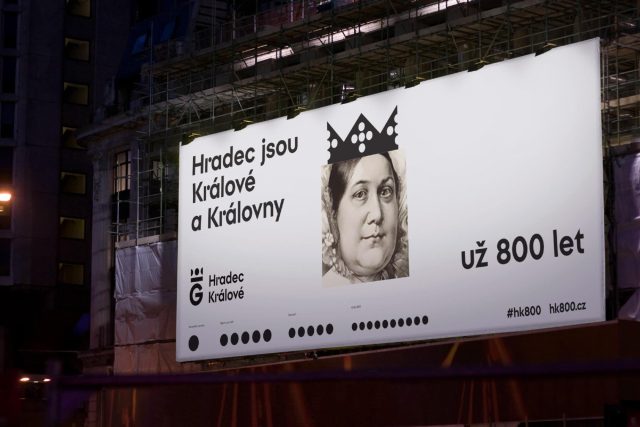 Hradec jsou Králové a Královny už 800 let - vizuální kampaň oslav | foto: Magistrát města Hradec Králové