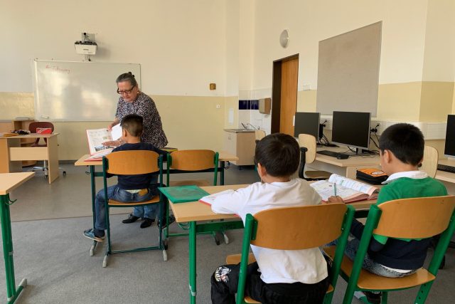 Na základní škole TGM v Náchodě tvoří víc než desetinu žáků cizinci | foto: Václav Plecháček,  Český rozhlas
