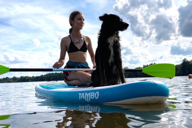 Paddleboard nemusí být jen pro lidi  (ilustrační foto) | foto: Jan Kopřiva,  Český rozhlas